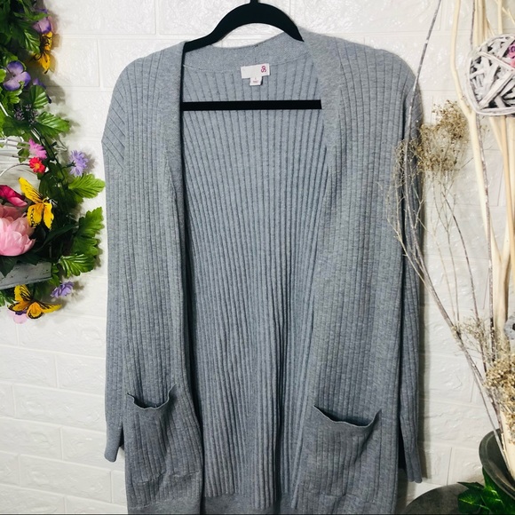 🌼3/$30🌼NWT SO Grey Open Cardigan Large - Picture 14 of 16